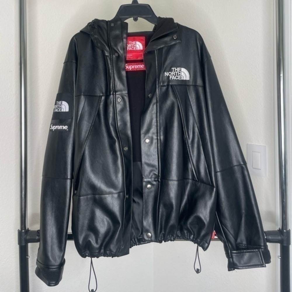 Supreme x The North Face Leather Mountain Parka